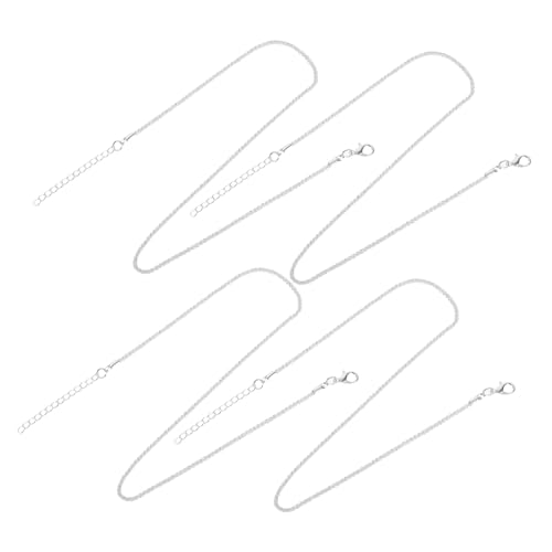 DEARMAMY 4 Stück Schimmernde Clavicle Halskette Glitzernde Metallkette Leichte Ergonomische Boho Kette Langlebiger Alloy Schmuck für Damen für Prom Hochzeit und Abendveranstaltungen von DEARMAMY