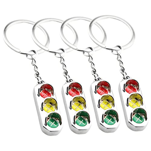 DEARMAMY Schlüsselanhänger Mit Ampel Aus Edelstahl Schlüsseldekor Mehrzweck-taschendekor von DEARMAMY