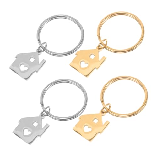 DEARMAMY Schlüsselanhänger 4 Stück Schlüsselanhänger Für Dekoration Einzigartiges -Form-schlüsselring Tasche Hängendes Ornament DEARMAMY Schlüsselanhänger 4 Stück Schlüsselanhänger Für Dekoration Einzigartiges -Form-schlüsselring Tasche Hängendes Ornament von DEARMAMY