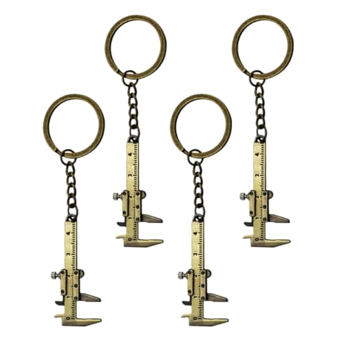 DEARMAMY 4stücke Mini Caliper Schlüsselanhänger Tragbares Und Werkzeug Vintage-Design Für Schlüsselbund Und Taschen DEARMAMY 4stücke Mini Caliper Schlüsselanhänger Tragbares Und Werkzeug Vintage-Design Für Schlüsselbund Und Taschen von DEARMAMY