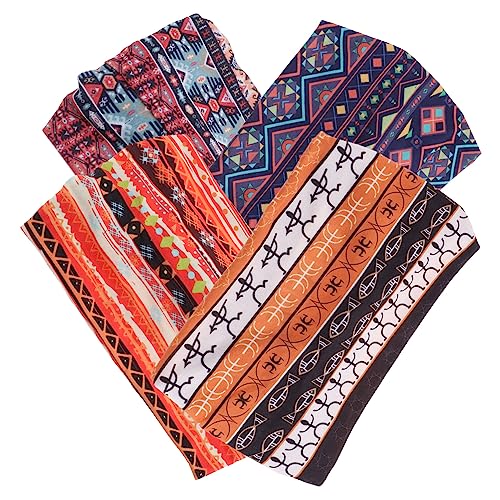 DEARMAMY 4 Stück Sport-Yoga-Crossover-Stirnband haarschmuck haircharm hair jewellery sporthaarband Sportliche Haarbänder Yoga-Stirnbänder für Frauen Schweiß Stirnband Frauen Stoff von DEARMAMY