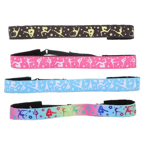 DEARMAMY 4stücke Elastisches Für Damen Schweiß-absorbierend Rutschfest Workout-haarband Für Tanz Fitnessstudio Und Yoga von DEARMAMY