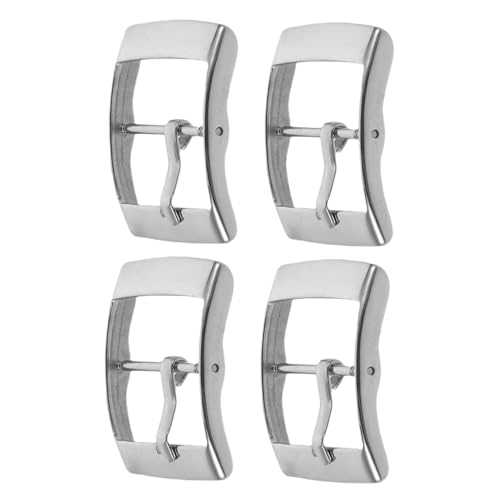 DEARMAMY 4 Stück Teiliges Edelstahl Uhrenverschluss Ersatz für Armbänder Robust Kompatibel Vielseitig für Verschiedene Modelle Langlebig Korrosionsbeständig von DEARMAMY