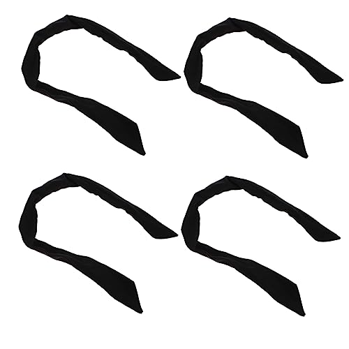 DEARMAMY 4stücke Haar Schal Draht Bogen Verknotet Stirnbänder Turban Stirnband Sport Spa Stirnbänder Für Frauen Schleifen-haarband Schal-stirnband Geknotete von DEARMAMY