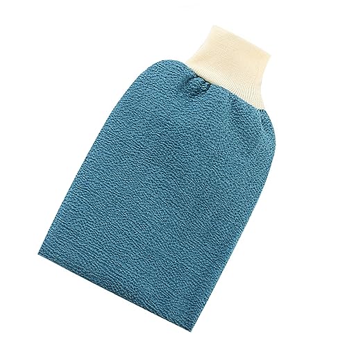 DEARMAMY 4 Stücke Doppelseitige Waschtücher Praktische Bad Handschuhe Verdickte Badetücher Leicht und Tragbar für Körperpflege Zufällige Farben für Zuhause Zufällige Farbe von DEARMAMY