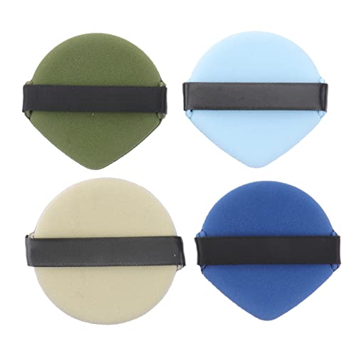 DEARMAMY 4stücke Puderquasten Für Damen Make-up-zubehör Kosmetikquasten Kompaktpuderquasten Für Foundation Concealer Puder Highlighter von DEARMAMY