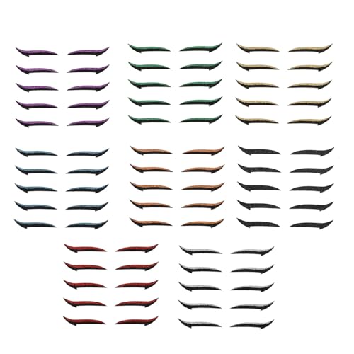 DEARMAMY 40 Paare doppelter Augenlidaufkleber doppelte Augenlidbänder wiederverwendbare Doppellidbänder abgewinkelter Eyeliner Eyeliner-Aufkleber Eyeliner-Band Plastik von DEARMAMY
