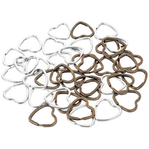 DEARMAMY 40stücke Pack Metall Herzförmige Teleskop Schlüsselringe Für Bastel DIY Schlüsselanhänger Schlüsselzubehör Zum Organisieren Von Schlüsseln Und Aufhängen Von Werkzeugen DEARMAMY 40stücke Pack Metall Herzförmige Teleskop Schlüsselringe Für Bastel DIY Schlüsselanhänger Schlüsselzubehör Zum Organisieren Von Schlüsseln Und Aufhängen Von Werkzeugen von DEARMAMY