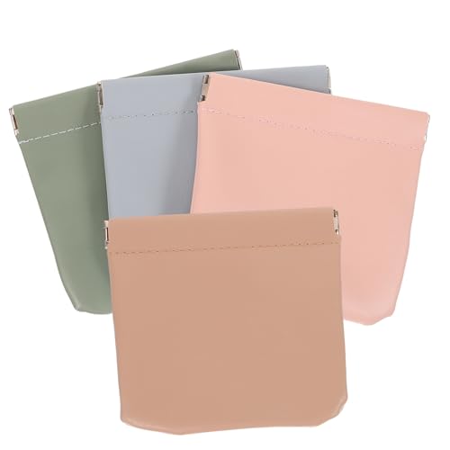 DEARMAMY 4Stücke Make Up Taschen Kleine Kosmetiktaschen Für Damen Aufbewahrungstaschen Wassergrasgrün Für Unterwegs von DEARMAMY