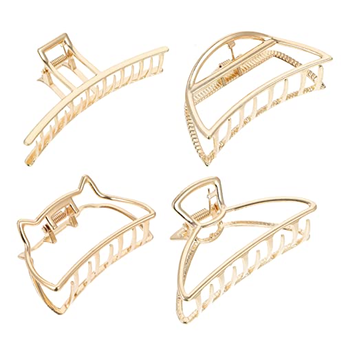 DEARMAMY 4stücke Große Metall-haarklammer Duschklammer Haarclip Für Frauen Haar Styling Werkzeug Haarklammer Für Dickes Oder Normales Haar von DEARMAMY