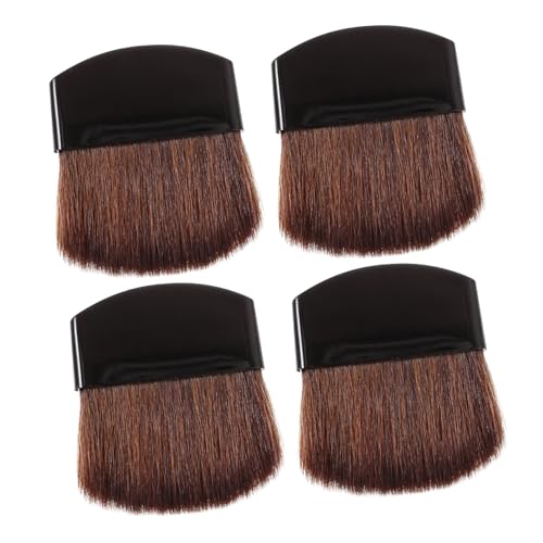 DEARMAMY 4Stücke Puder Make Up Pinsel Für Damen Rougepinsel Und Gesichts Make Up Pinsel Für Präzises Auftragen Von Puder Und Handlich Und Langlebig von DEARMAMY