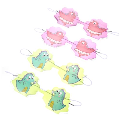 DEARMAMY 4stücke Eisbeutel Für Junge Mädchen Augenpads Im Cartoon-design Kühlende Augenpads Tragbare Augen-eisbeutel Zufälliger Stil von DEARMAMY