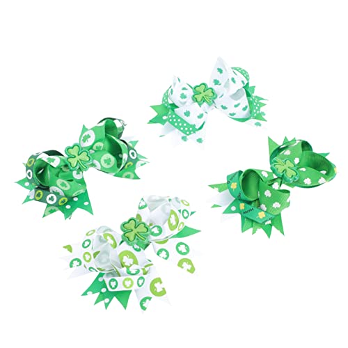 DEARMAMY 4stücke Haarnadeln Mit Schleife Aus Hochwertigem Material Stabil Sitzend Am Kopf Für St Patricks Day Karneval Und Mottopartys Als Für Junge Mädchen Und Familie von DEARMAMY