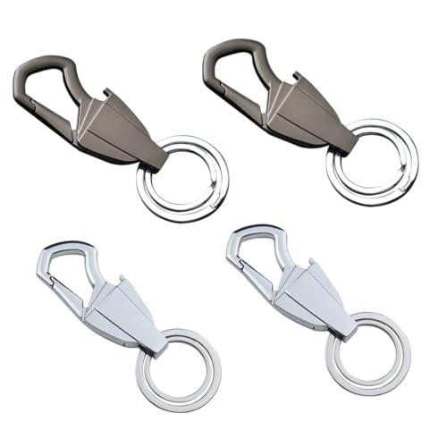 DEARMAMY 4stücke Multifunktionale Auto Schlüsselanhänger Praktischer Schlüsselring Für Hochwertiger Key Chain Für Schlüsselbund Und Taschenanhänger von DEARMAMY