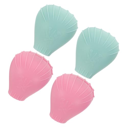 DEARMAMY 4stücke Silikon-make-up-pinsel-abdeckungen Schutz Für Pinselborsten Reise-make-up-pinsel-halter Kosmetik-organizer-etui Für Frauen Und Mädchen von DEARMAMY