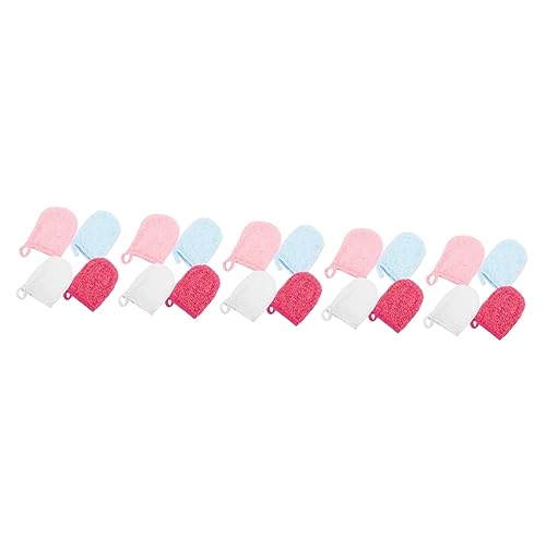 DEARMAMY 5 Sätze Gesichtsreinigungshandschuhe Aus Mikrofaser Wiederverwendbare Makeup Für Empfindliche Haut Zum Entfernen Von Makeup Lippenstift Und Mehr 4 Stücke * 5 von DEARMAMY