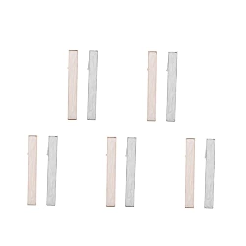DEARMAMY 5 Sätze Krawattenklammern Krawattenhalter Schmuck Für Herren Edle Krawattenklammer Festliche Krawattenklammer Krawattennadel Dekorativer Krawattenclip Legierung 2 Stück * 5 von DEARMAMY