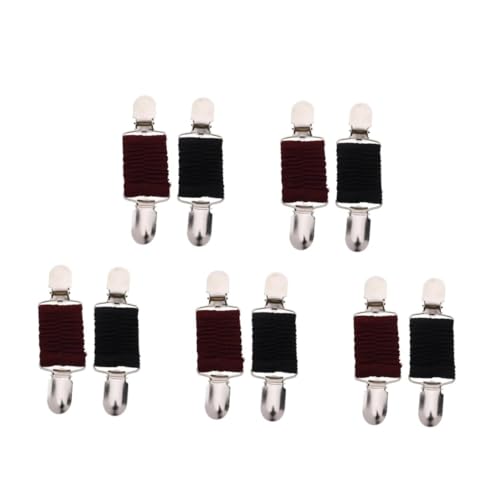 DEARMAMY 5 Sätze Pullover-clip Frauen Kleiden Clips Cardigan-clips Schalklammern Für Kleidung Cinch-clip Für Das Kleid Am Rücken Kleiderclips Zum Anpassen Hemdklammern Legierung 2 Stück * 5 von DEARMAMY