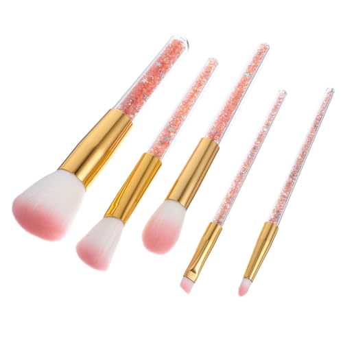 DEARMAMY 5stücke Pinselset Für Kosmetik Make-up-pinsel Mit Puderpinsel Kosmetikpinsel Damen Flüssige Foundation Augenbrauenpinsel Make-up-zubehör von DEARMAMY
