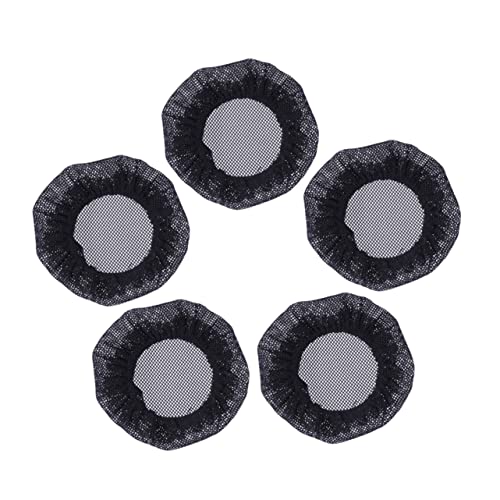 DEARMAMY 5 Stück Ballett Haarnetze Grobmaschig Unsichtbar Haarknoten Abdeckung Elastisch Atmungsaktiv Für Damen Mädchen Ballett Tanz Alltag von DEARMAMY