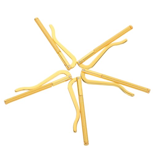 DEARMAMY 5 Stück Metall Geldklammer mit Federspannung Federstahl Geldscheinklammer für Bifold Geldbörsen Ersatzclip für Kartenhalter Robust und Langlebig für Wallet DIY Projekte von DEARMAMY