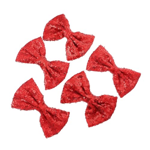 DEARMAMY 5 Stück Pailletten Haarspangen mit Schleife Glitzernde Haarnadel für Weihnachten Bestickte Haaraccessoires für Mädchen Weihnachts Haarschmuck für Feiern DEARMAMY 5 Stück Pailletten Haarspangen mit Schleife Glitzernde Haarnadel für Weihnachten Bestickte Haaraccessoires für Mädchen Weihnachts Haarschmuck für Feiern von DEARMAMY