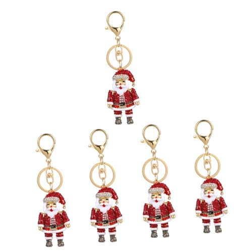 DEARMAMY 5 Stück Schlüsselanhänger Mit 5D Diamant Schlüsselanhänger Weihnachtsmann Süßer Diamant Schlüsselanhänger Autoschlüsselhalter Handy Anhänger Charm Schlüsselanhänger DEARMAMY 5 Stück Schlüsselanhänger Mit 5D Diamant Schlüsselanhänger Weihnachtsmann Süßer Diamant Schlüsselanhänger Autoschlüsselhalter Handy Anhänger Charm Schlüsselanhänger von DEARMAMY