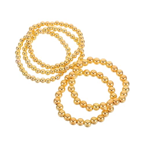 DEARMAMY 5 Stück Teiliges Boho Armband Damen Vintage Chunky Charm Armbänder aus Legierung mit Perlen für Party Alltag und Besondere Anlässe von DEARMAMY