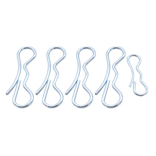 DEARMAMY 5 Stück Teiliges Legierter Federstifte Kompakte Langlebige Stecknadeln für Technische Anwendungen Vielseitig Einsetzbar Einfache Handhabung Geeignet für Maschinenbau und Industrie von DEARMAMY