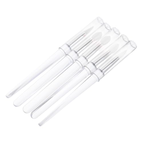 DEARMAMY 5stücke Silikonpinsel-make-up Lippenstift-applikatorstäbe Für Lidschatten Wiederverwendbar Tragbar Praktisches Kosmetik-zubehör Für Frau von DEARMAMY