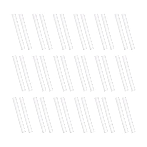 DEARMAMY 50 Paare Earring Sleeves für Ohrringe Pieksen Silikon Schutzschläuche für Empfindliche Ohren Transparent Hypoallergen für Damen und Mädchen DEARMAMY 50 Paare Earring Sleeves für Ohrringe Pieksen Silikon Schutzschläuche für Empfindliche Ohren Transparent Hypoallergen für Damen und Mädchen von DEARMAMY