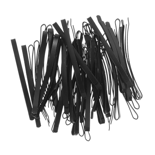 DEARMAMY 50 Stück Seitliche Clip Haarspange Schwarz Bobby Für Dünnes Haar Snap Haarspangen Damen Zum Stylen Haarnadeln Haarspangen Für Damen Bobby Pins Haare Für Frauen Damen Haar von DEARMAMY