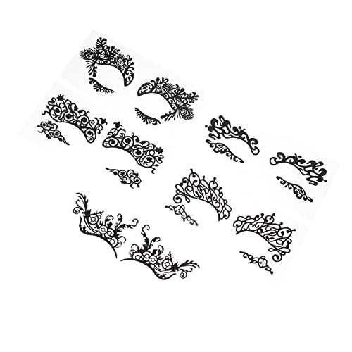 DEARMAMY 5 Stück Temporäre Augenaufkleber Lidschatten Und Eyeliner Aufkleber Für Karneval Maskerade Und Partys Sicher Und Einfach Anzubringen Einmaliger Gebrauch Vielseitige Designs Für von DEARMAMY