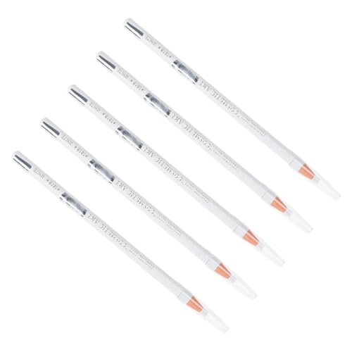 DEARMAMY 5stücke Weiße Augenbrauenstifte Zum Schminken Make-up-stifte Für Augenbrauen Einfach Anzuwenden Natürliche Augenbrauenform Langer Haltbarkeit Feine Verarbeitung Nicht Leicht Zu Ver von DEARMAMY