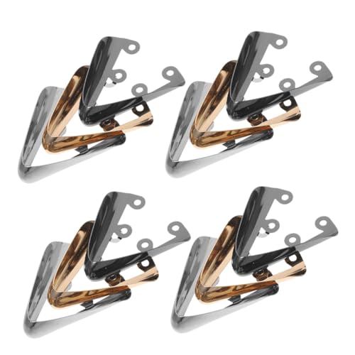 DEARMAMY 6 Paare Metallspitzen High Heel Schutzkappen Schuhkappe Spitz für Damen Hochzeit Brautschuhe Langlebiger Schuhschutz Einfache Anbringung Vielseitig Kompatibel von DEARMAMY