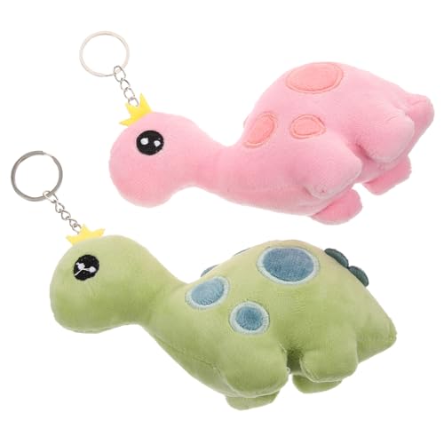 DEARMAMY 6 STK Plüschtier Plüschverzierung Kuscheltiere Für Kinder Taschendekorationen Dinosaurier-tischdekoration Hängendes Tierspielzeug Cartoon-tierpuppe Anhänger Weiches Spielzeug von DEARMAMY