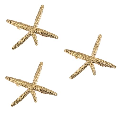 DEARMAMY 6stücke Haarklammern Seestern-form Aus Metall Für Frauen Und Mädchen Goldfarben Elegante Haarspangen Für Jeden Anlass Als Haarschmuck Und Accessoire Für Zöpfe Und DEARMAMY 6stücke Haarklammern Seestern-form Aus Metall Für Frauen Und Mädchen Goldfarben Elegante Haarspangen Für Jeden Anlass Als Haarschmuck Und Accessoire Für Zöpfe Und von DEARMAMY