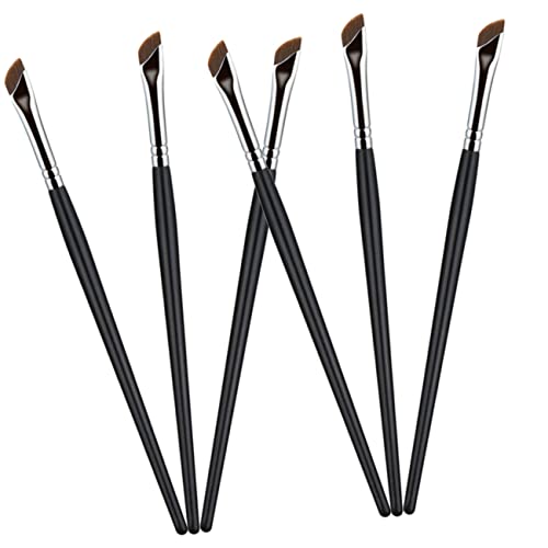 DEARMAMY 6stücke Abgewinkelter Eyeliner Pinsel Lidschatten Pinsel Concealer Make-up-tool von DEARMAMY