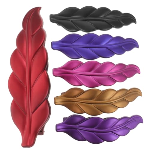 DEARMAMY 6stücke Blattform Haarspangen Mädchen Haarclips Befestigung Clip Langlebig Robust Haar Styling Clip von DEARMAMY