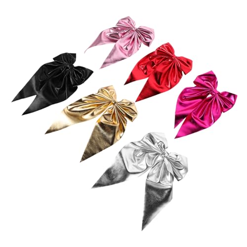 DEARMAMY 6 Stück Haarschmuck Bowknot-haarklaue Schleife Haarspange Schleife Kopfbedeckung Bowknot -haarnadeln Große Schleifenspangen Haarstyling-clips Party Haarbogen Für Mädchen Polyester von DEARMAMY