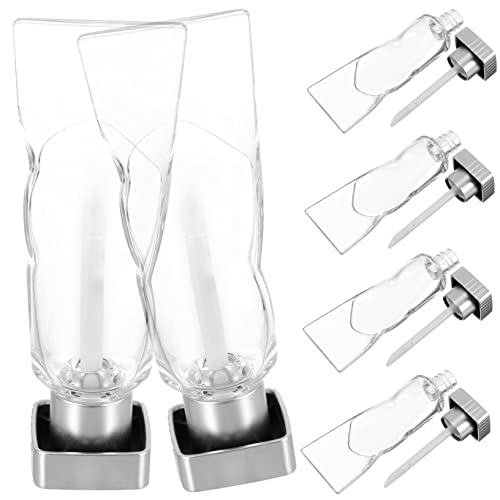 DEARMAMY 6 Stück Lipgloss -Probenbehälter leere Rohre Flasche Lipgloss für Frauen Minibehälter Lippenbalsam nachfüllbarer Lippentubus Lipgloss-Behälter nachfüllbar Plastik von DEARMAMY