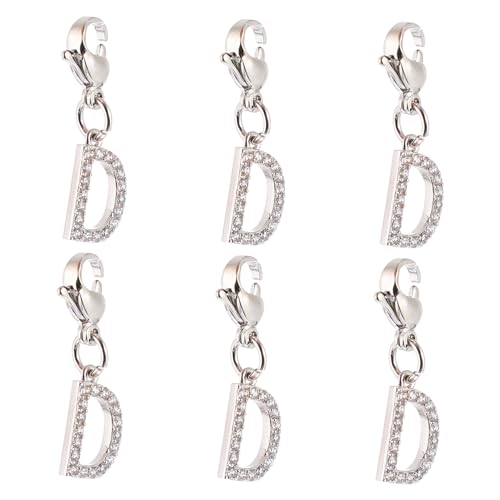 DEARMAMY 6 Stück Teiliges Armband Charms mit Anhänger für Uhrenarmbänder Kompatibel mit Dekorativer Schmuck DIY Bastelmaterial für Kreative Designs von DEARMAMY