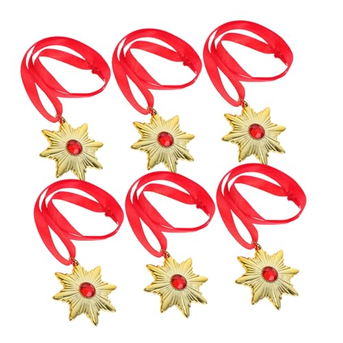 DEARMAMY 6 Stück Teiliges Vampir Halskette mit Band Realistische Halloween Vampir Schmuck für Damen und Herren Leichte Wiederverwendbare Goth Party Accessoires Cosplay Medaillons für von DEARMAMY