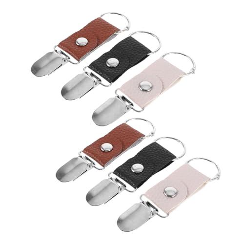 DEARMAMY 6 Stück Tragbarer Huthalter für Taschen und Handtaschen Winddichter Clip für Männer und Frauen für Reisen Wandern und Camping von DEARMAMY