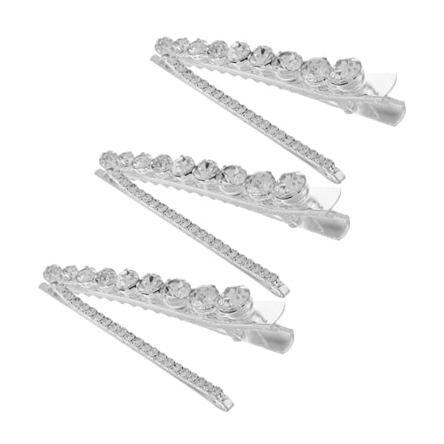 DEARMAMY 6 Stück Vintage Haarschmuck Hochzeit Glänzende Strass Haarklammern Retro Design Braut Haarschmuck für Damen und Mädchen Funkelnde Haarspangen für Alltag und Festlichkeiten von DEARMAMY