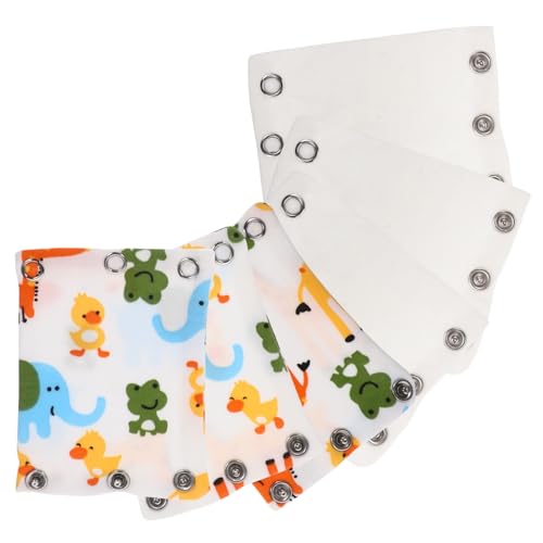 DEARMAMY 6 Stücke Robe Anzug Strampler Schritt Extender Neugeborenen Jumper Länge Romper Extender Strampler Schritt Extender Junge Baumwolle von DEARMAMY