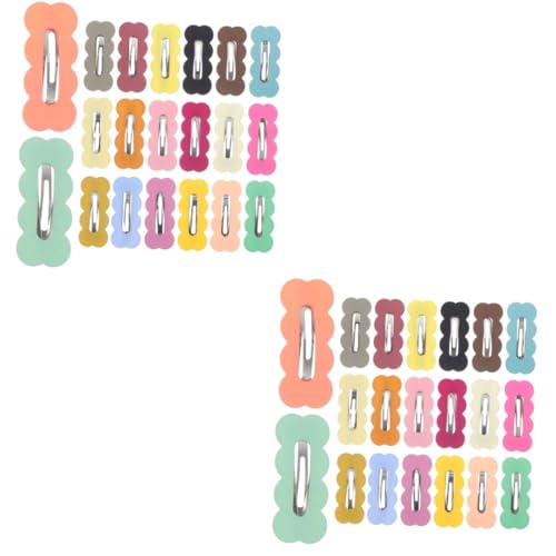 DEARMAMY 60 Stck Teiliges Kleine Haarspangen Candy Farben Süße Snap Clips mit Wolkenform Leichte Haarnadeln für Mädchen und Frauen Vielseitiger Haarschmuck für Alltag Party und von DEARMAMY