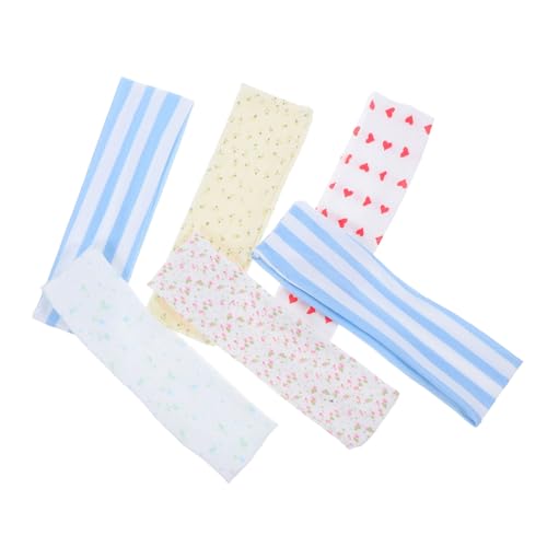 DEARMAMY 6stücke Elastische Sport-stirnbänder Für Damen Schweißabsorbierend Für Yoga Laufen Fitnessstudio Atmungsaktiv Modische Haarbänder von DEARMAMY