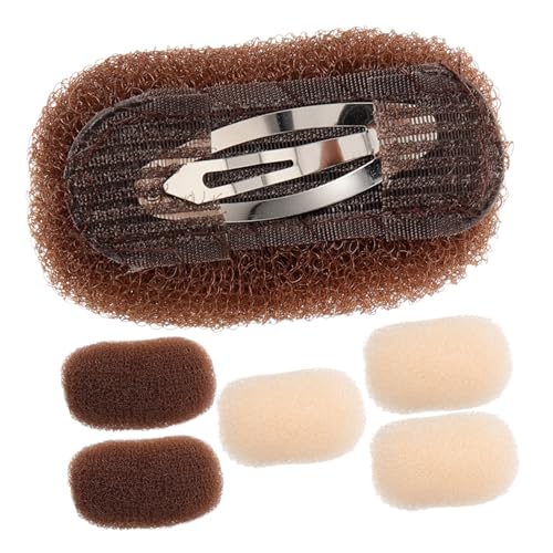 DEARMAMY 6stücke Haarbuckelclips Für Mädchen Haarbasisclips Und Haarbuckelclips Haarvolumenpads Für Frauen Haarbuckelpads Clips Zur Erhöhung Des Haarvolumens Haarvergrößerungsclips Haarbasi von DEARMAMY