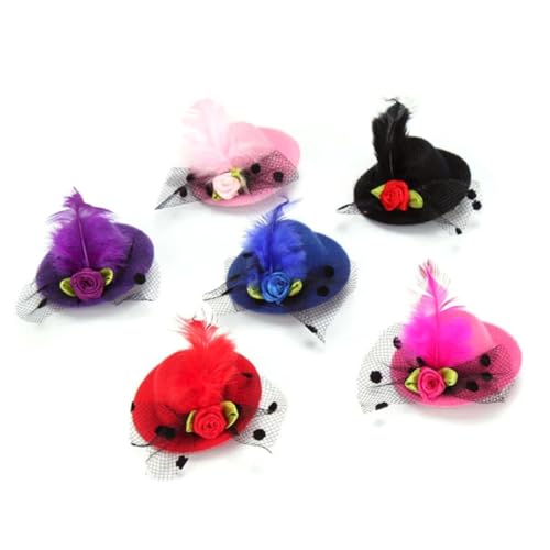 DEARMAMY 6stücke Haarspange Junge Mädchen Haarnadel Huthaarspange Kinderhaarklammer Haarspange Kinderoutfits Geburtstag Weihnachten von DEARMAMY